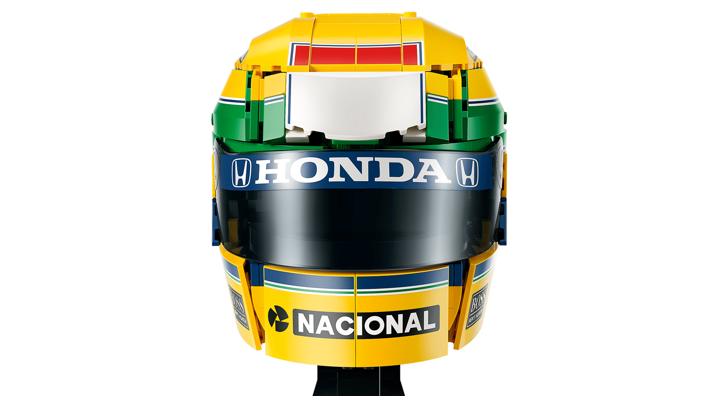 バイザー上の帯には HONDA。43024の正面(画像: レゴグループ/レゴ公式ストアより)