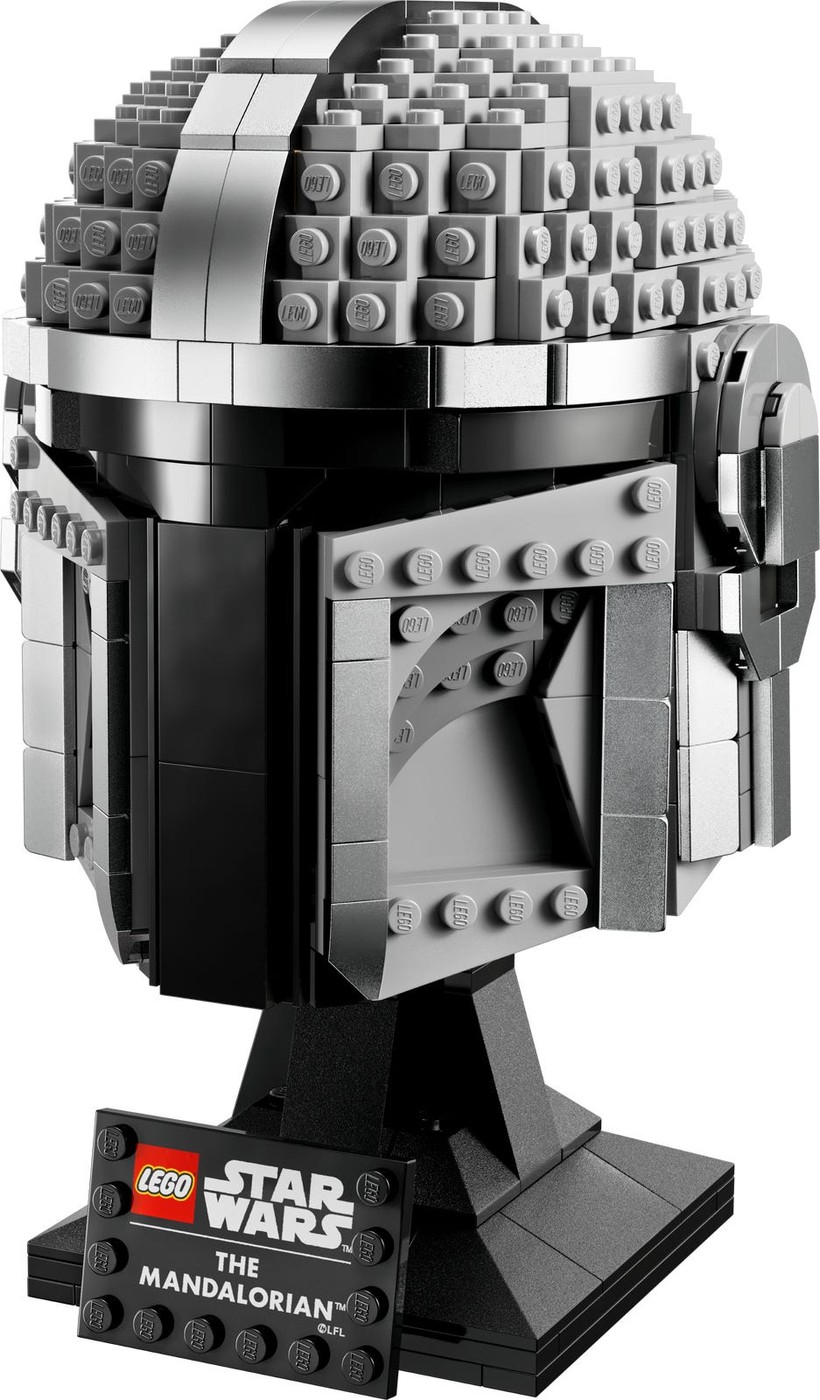 マンダロリアン ヘルメット75328の公式製品画像。画像：レゴ公式製品画像（Rebrickable掲載）